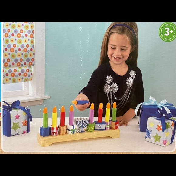 KidKraft Children’s Play Menorah - Picture 3 of 6